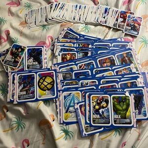 Marvel trading cards massive lot